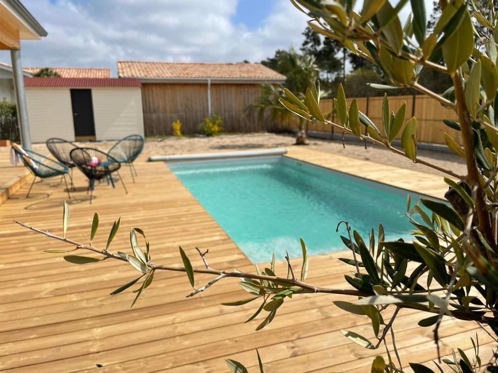 Villashomeclet - Villa Palm Beach Vensac Экстерьер фото
